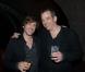 Thomas Dutronc et Garou à l'after-show des Enfoirés qui s'est déroulée dans une chaude ambiance Chez Castel, à Paris, le 28 janvier 2012.