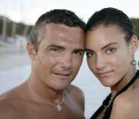 Richard Virenque et Jessica à St Barthélémy,avec qui il a rompu depuis