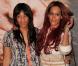 Amel Bent et sa soeur Mélissa radieuses pour découvrir des chimpanzés