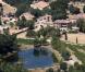 Vue aérienne du domaine de Miraval dans le Var appartennant à Angelina Jolie et Brad Pitt depuis 2008