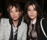 Les actrices Laura Smet and Mylène Jampanoï assistent au défilé automne-hiver 2013 de Barbara Bui à l'hôtel Westin. Paris, le 28 février 2013.