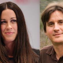 Alanis Morissette et son frère Wade.