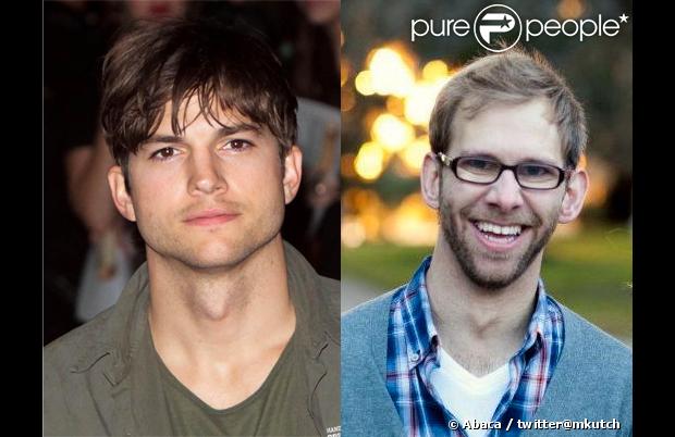 Ashton Kutcher et son frère jumeau Michael.