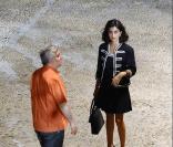 Penélope Cruz sur le tournage de The Broken Embraces de Pedro Almodovar