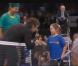 Ben Stiller et Rafael Nadal humilés par une petite fille de 9 ans lors d'un match exhibition au Madison Square Garden de New York le 4 mars 2013