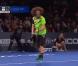 Victoria Azarenka a fait appel à son homme RedFoo pour la remplacer lors d'un match exhibition au Madison Square Garden de New York le 4 mars 2013