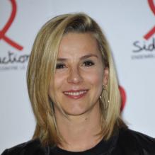 Laurence Ferrari lors de la soirée de lancement du Sidaction 2013 au Musée du quai Branly à Paris, le 11 mars 2013.