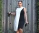 Kim Kardashian sensuelle et chic dans une robe Cédric Charlier à Los Angeles en février 2013