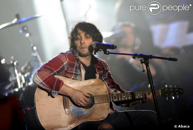 Damien Saez à Paris, le 28 février 2009.