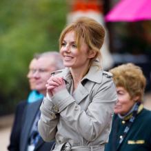 Geri Halliwell très concentrée à l'inauguration du nouvel enclos des tigres au zoo de Londres, le 20 mars 2013