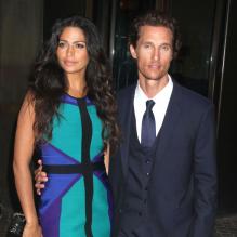 Matthew McConaughey et sa femme Camila Alves, à la première de <em>Killer Joe</em> à New York, le 23 juillet 2012.