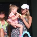 Tommy Haas : Sa femme Sara et leur fille Valentina se régalent de ses exploits