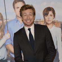 Le sexy Simon Baker à l'avant-première du film Mariage à l'Anglaise, à l'UGC Normandie, à Paris, le 8 avril 2013.