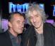 Christophe Dechavanne et Louis Bertignac lors de la soirée Welcome to Fabulous LAS VEGAS à Paris, le 9 avril 2013. La capitale mondiale du divertissement s'est installée à l'espace Tilsitt, à deux pas des Champs Elysées pour une soirée exceptionnelle, pour promouvoir la magie et les shows de la nouvelle saison.
