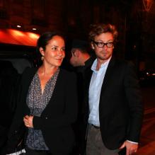 Simon Baker et sa femme Rebecca Rigg en mai 2012 à Paris