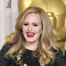 Adele à Hollywood le 24 février 2013.