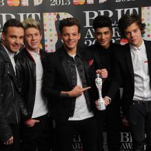 One Direction à Londres le 25 février 2013.