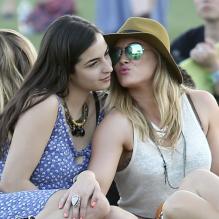 Hilary Duff au Festival Coachella en Californie à Indio, le 12 avril 2013.