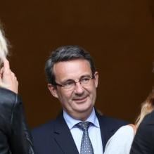 Jean-Christophe Fromantin à Neuilly-sur-Seine le 16 avril 2013 pour le 30e anniversaire de la disparition d'Achille Peretti maire de la ville de 1947 à 1983.