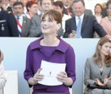 Carla Bruni et les femmes du gouvernement au défilé du 14 juillet