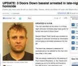 3 Doors Down (Kryptonite) : Todd Harrell mis en examen pour homicide