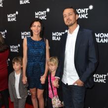 Liberty Ross, Rupert Sanders, et leurs enfants à Los Angeles le 25 février 2012