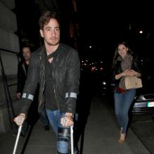 Kelly Brook et rugbyman Danny Cipriani ont assisté au concert de Beyoncé avant de se rendre au restaurant Novikov à Londres le 1er mai 2013