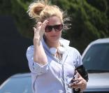 Drew Barrymore : Nouvelle couleur et visage boudeur, la maman s'ennuie