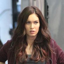 Megan Fox sur le tournage du film "Teenage Mutant Ninja Turtles" (Les Tortues Ninja) à New York, le 5 mai 2013 : la star joue le rôle d'April