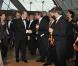  Le prince Albert II de Monaco présidait, secondé par sa soeur la princesse Caroline de Hanovre, le concert Les Violons de l'espoir, en avant-première à Monte-Carlo le 5 mai 2013. 