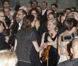 Le prince Albert II de Monaco et la princesse Caroline de Hanovre assistaient au concert Les Violons de l'espoir, en avant-première mondiale à Monte-Carlo le 5 mai 2013, et ont pu découvrir certains instruments à l'histoire douloureuse, rescapés de la Shoah.