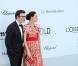 Michel Hazanavicius et Bérénice Bejo lors de la soirée de l'amfAR dans le cadre du Festival de Cannes 2012