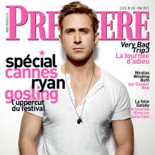 Couverture du magazine Première avec Ryan Gosling.