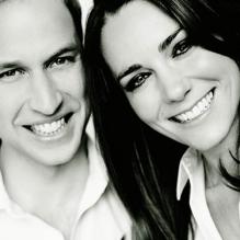 Portrait du prince William et de Kate Middleton par Mario Testino réalisé pour le programme de leur mariage le 29 avril 2011