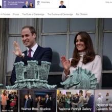 <p>Capture d'écran du site officiel du duc et de la duchesse de Cambridge. Le site officiel du mariage de Kate Middleton et du prince William, www.officialroyalwedding2011.org, a été désactivé en mai 2013.</p>