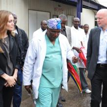 Angelina Jolie à Goma au Congo, le 26 mars 2013.