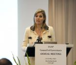  La reine Maxima des Pays-Bas s'exprimait le 15 mai 2013 sur le microdéveloppement dans le cadre du congrès annuel de la CGAP, à Amsterdam. 