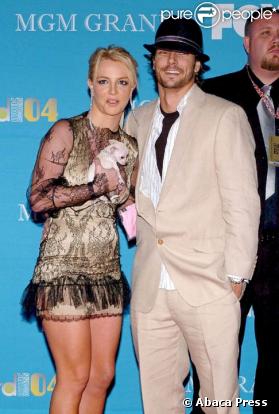 Britney Spears avec Kevin Federline en 2004
