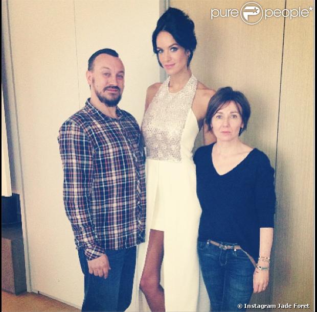 Jade Foret : "Un grand merci à Raynald & Aline pour la coiffure et make-up. Big thanks to Raynald & Aline for my hair & make-up"