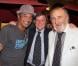Yannick Noah, Adriano Panatta, Ion Tiriac lors du dîner du Trophée des Légendes au Buddha-Bar à Paris le 5 juin 2013