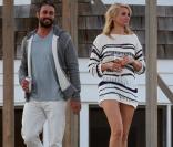 Cameron Diaz et Taylor Kinney sur le tournage du film "The Other Woman" à Westhampton, New York, le 5 juin 2013.