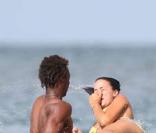 Gaël Monfils et Margot à Miami, juillet 2008