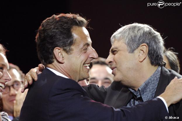 Nicolas Sarkozy et Enrico Macias