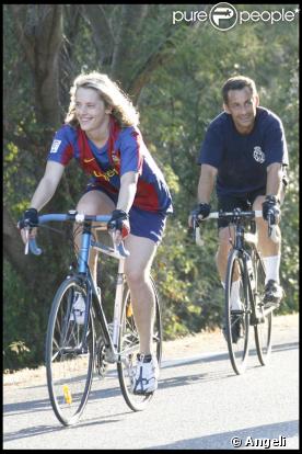 Nicolas Sarkozy et son fils Pierre
