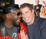 Isaac Hayes et John Travolta en 2005