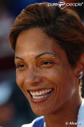 Christine Arron a mis le feu au village olympique