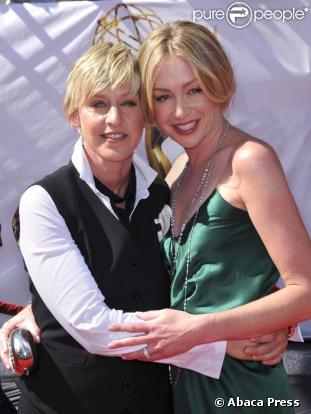 Ellen DeGeneres avec Portia de Rossi
