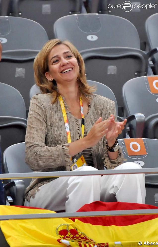 La princesse Cristina d'Espagne et son époux, fous de hand à Pékin