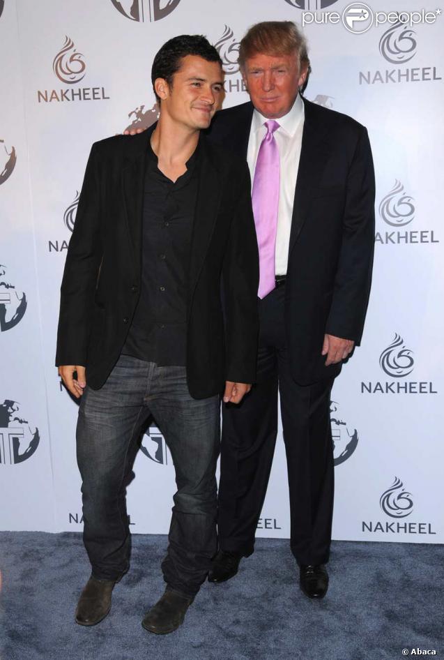 Orlando Bloom et Donald Trump