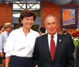 Diana Taylor et le maire de New York Michael Bloomberg